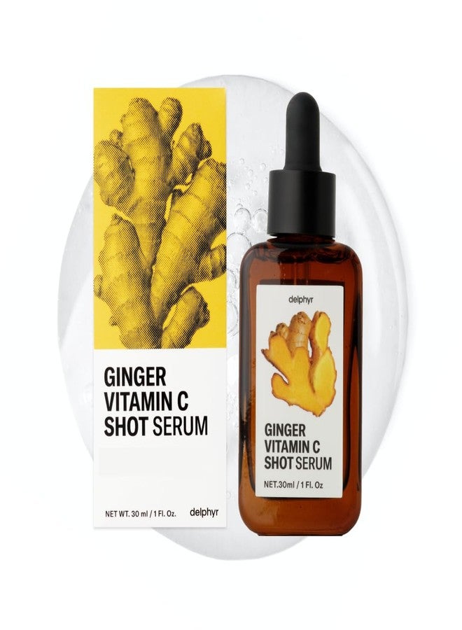 delphyr Ginger Vitamin C Shot Serum | Daily serum with Ginger Extract & Vitamin C | Targets dark spots and dullness | Korean vegan skincare for all skin types - Image 1